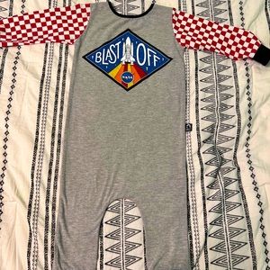 Rags To Raches Romper NASA Space